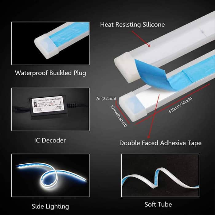 AngelLux, samolepljiv svetlobni trak z LED lučmi (2 kos.) - Image 8
