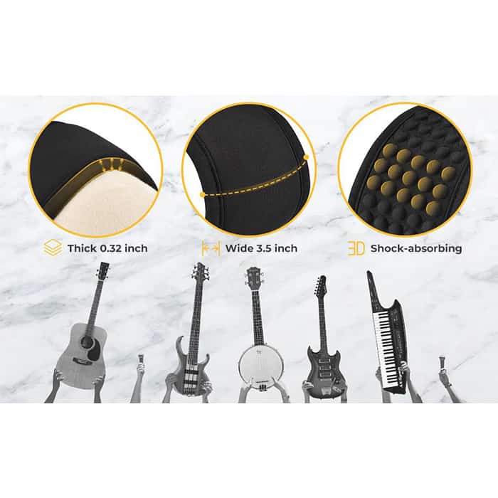 BassStrap, prilagodljiv pas za kitaro iz neoprena - Image 7