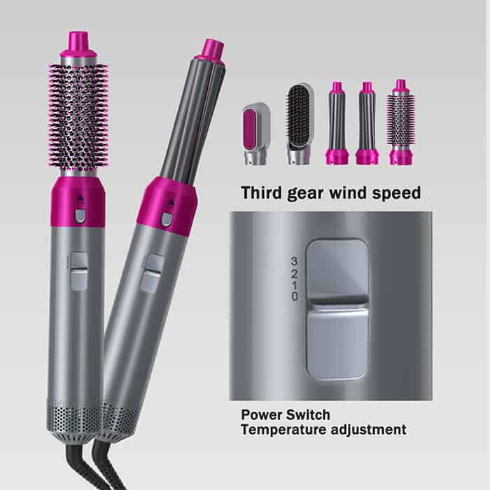 BeautyBlow, popolni set za sušenje, glajenje in kodranje las, ki zahtevno oblikovanje opravi namesto vas (6-delni komplet) - Image 8