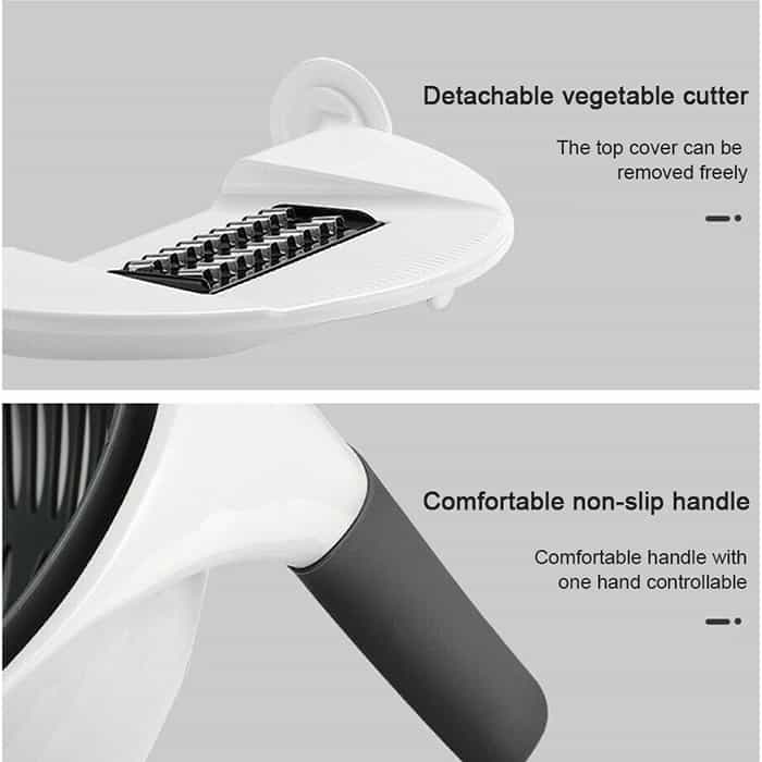 BowlCutter, večnamenski rezalnik z dodanim cedilom in ročnim lupilcem - Image 4