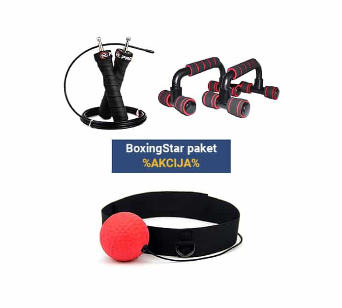 BoxingStar paket, popolni set pripomočkov za boks doma - Image 1