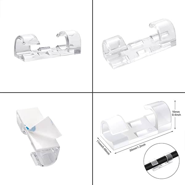 CableOrganizer, sponka za organiziranje kablov (20 kosov) - Image 3