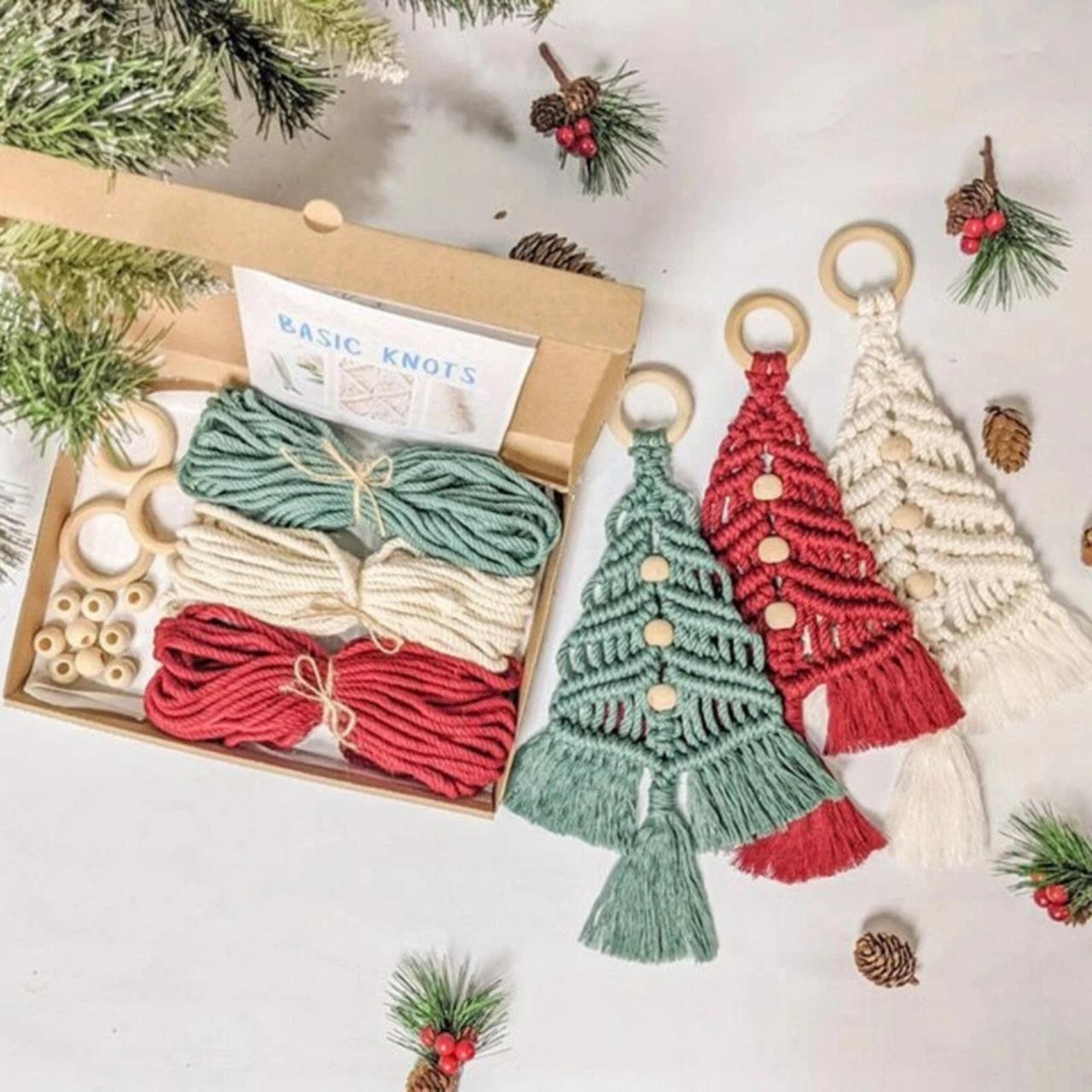 CraftKit, božični makrame komplet za izdelovanje okraskov - Image 9