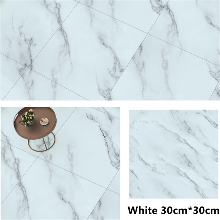 FloorMarble, talne ali stenske nalepke z videzom marmorja (10 kosov) - Image 9