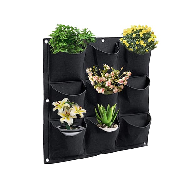 FlowerWall, stenski žepki za vertikalno vzgojo rastlin (9 žepkov) - Image 1