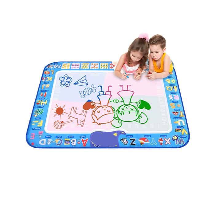 H2ODrawingMat, risalna podloga za večkratno uporabo + 8 kreativnih pripomočkov - Image 1