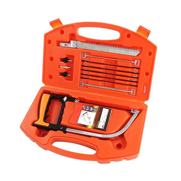 HandsawPro, 12-delni univerzalni komplet z ročno žago in dodatnimi nastavki za rezanje lesa, plastike ali PVC cevi - Image 1