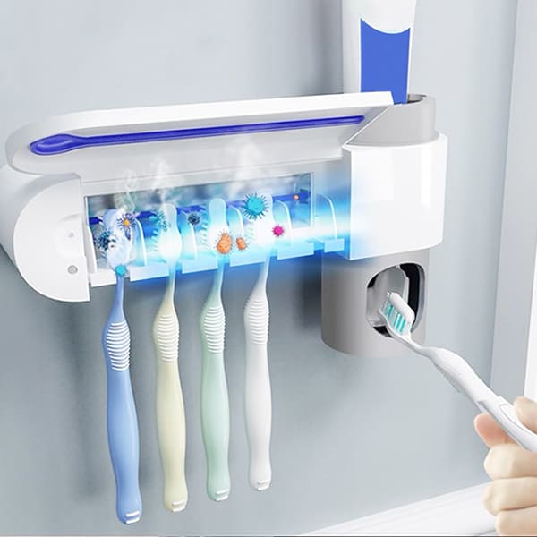 HygieneStar, 3v1 UV sterilizator, stojalo za zobne ščetke in dozirnik zobne paste - Image 2