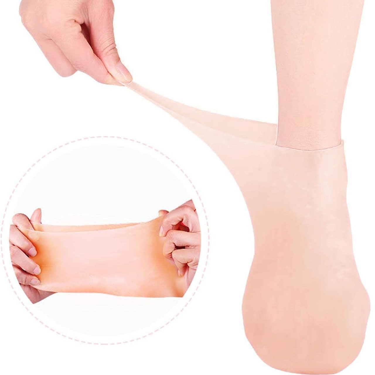 MoistMask, vlažilne silikonske nogavice za nego stopal (1+1 GRATIS ) - Image 7