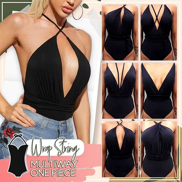 Monokini, enodelne podložene kopalke, ki se lahko nosijo na več načinov - Image 7