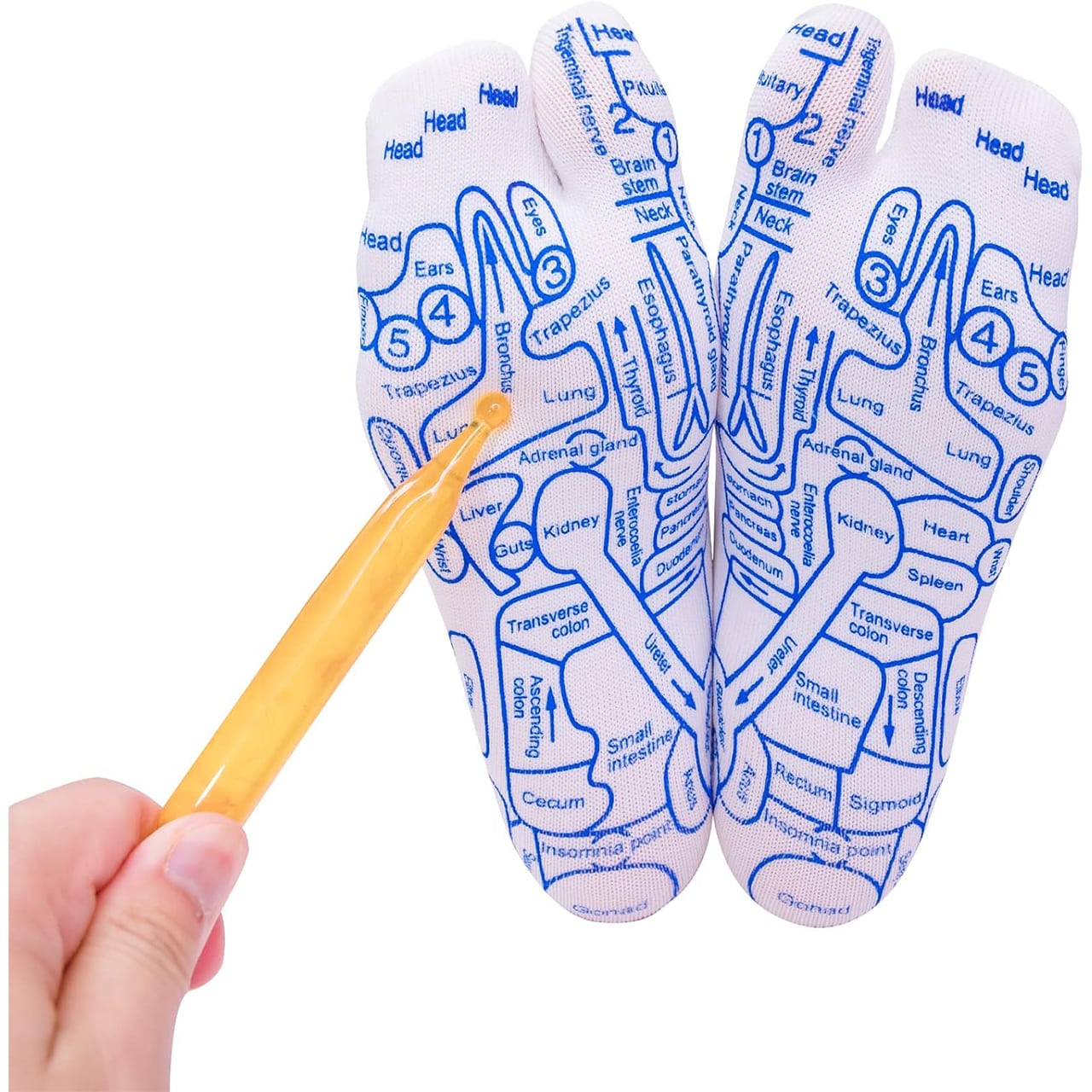 ReflexSocks, nogavice z refleksnimi točkami in paličico za masažo - Image 3