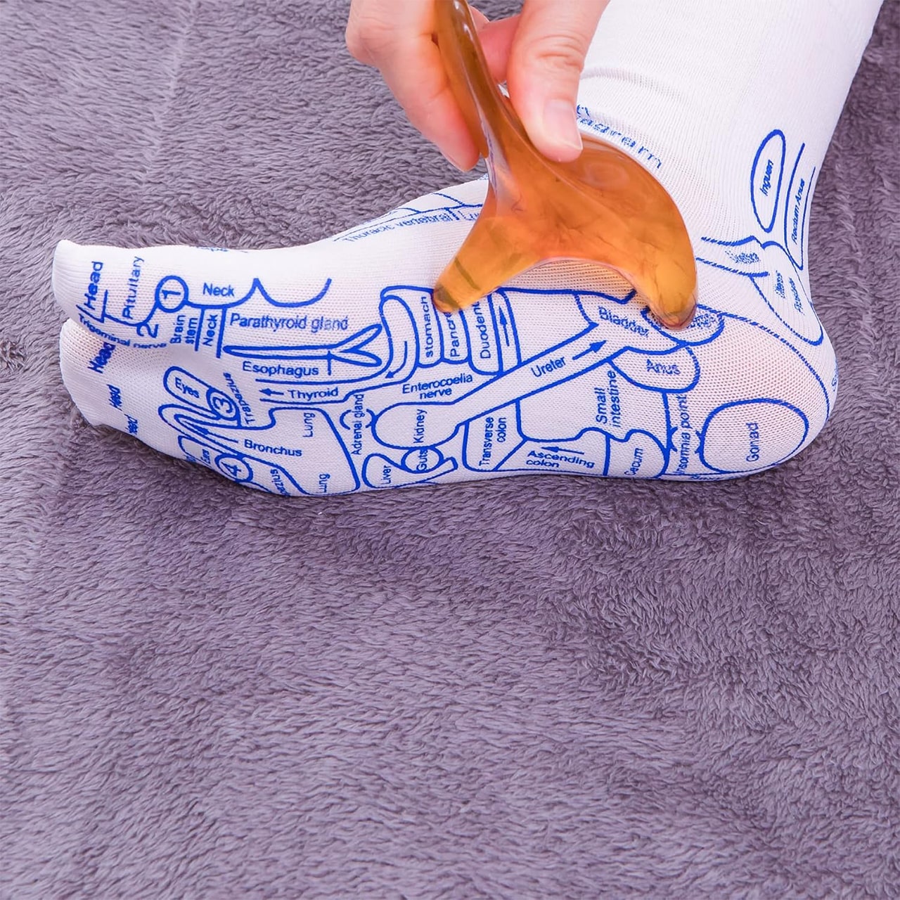 ReflexSocks, nogavice z refleksnimi točkami in paličico za masažo - Image 7