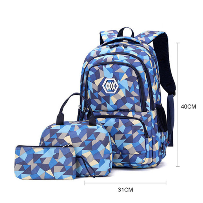 SchoolBag, šolski nahrbtnik in 2 dodatni torbi (3-delni set) - Image 7