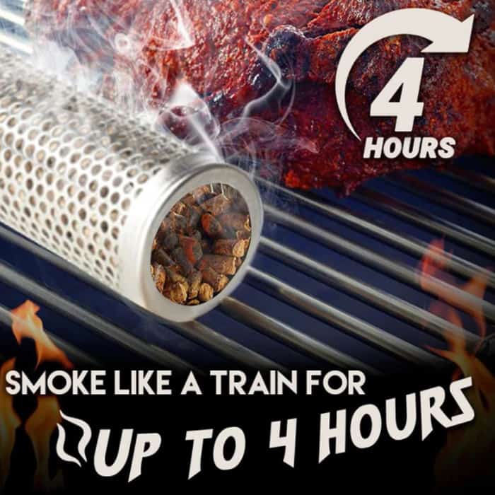 SmokeTube, tuba za lesene pelete za enakomerno dimljenje hrane na žaru - Image 7