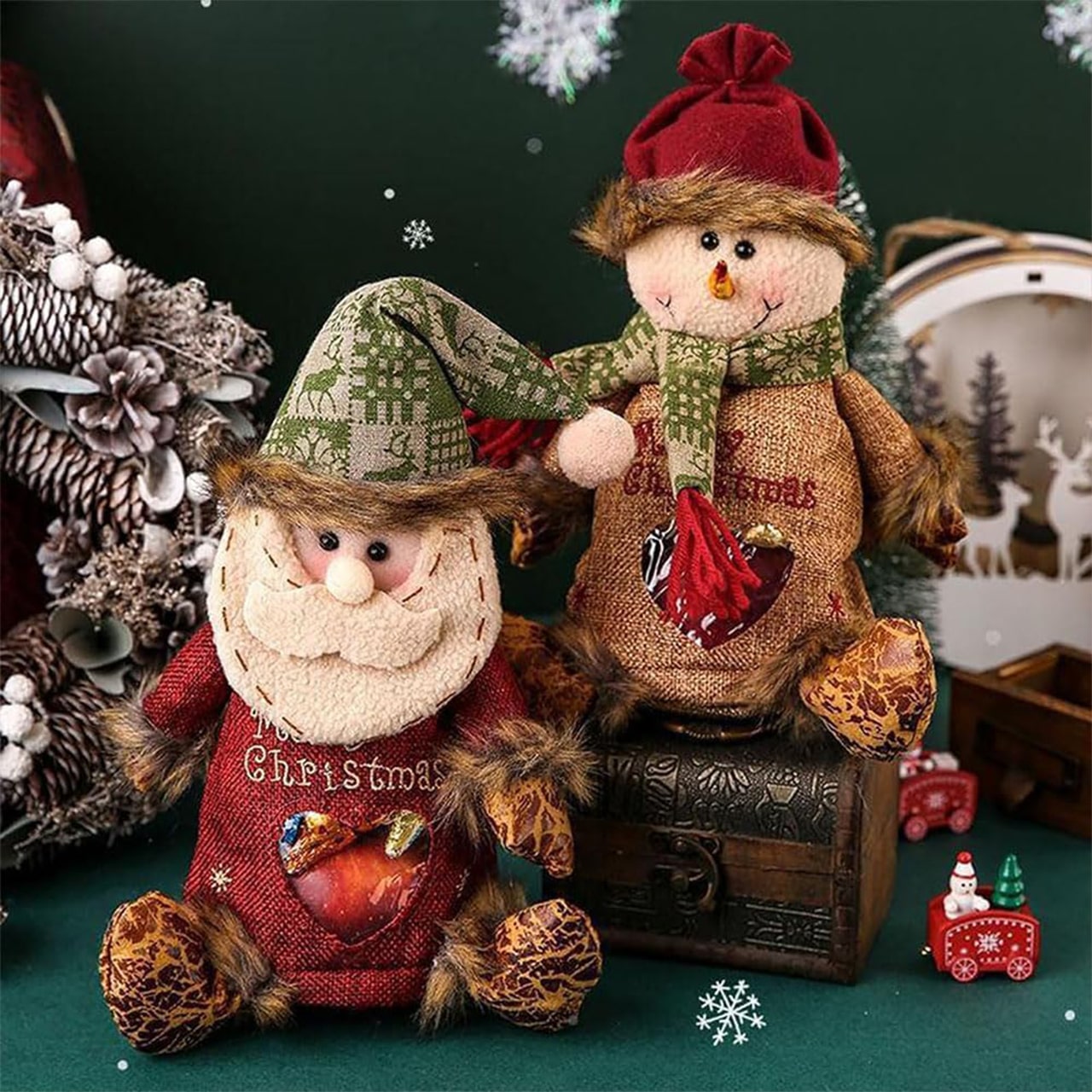 SnowMan, unikatna darilna vrečka v obliki snežaka - Image 2