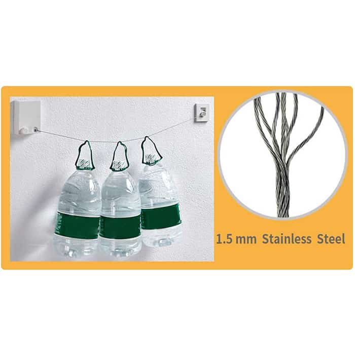 StringLine, pripomoček z izvlečno vrvjo za obešanje perila - Image 7