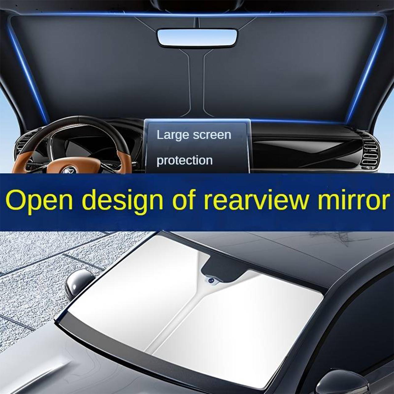 SunVisor, zložljiv senčnik za vetrobransko steklo avtomobila - Image 9