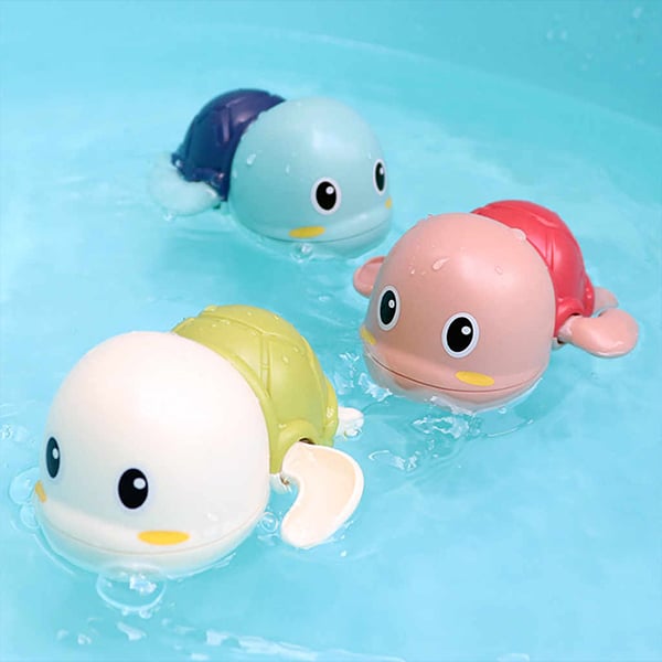 SwimStars, 3 interaktivne vodne igrače na navijanje, ki plavajo v vodi (želve) - Image 2