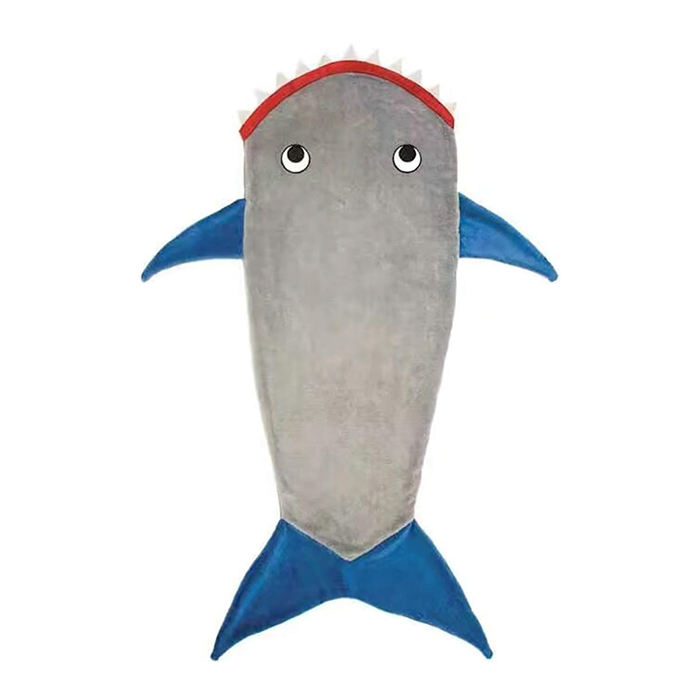 TailsBlanket, otroška odeja v obliki repa morske deklice ali morskega psa - Image 1