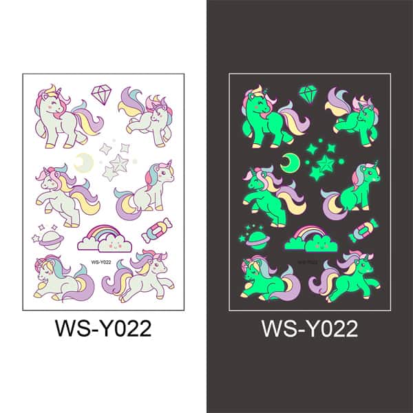 TattooStickers, začasni tatuji, ki se svetijo v temi (več kot 100 kom.) - Image 4