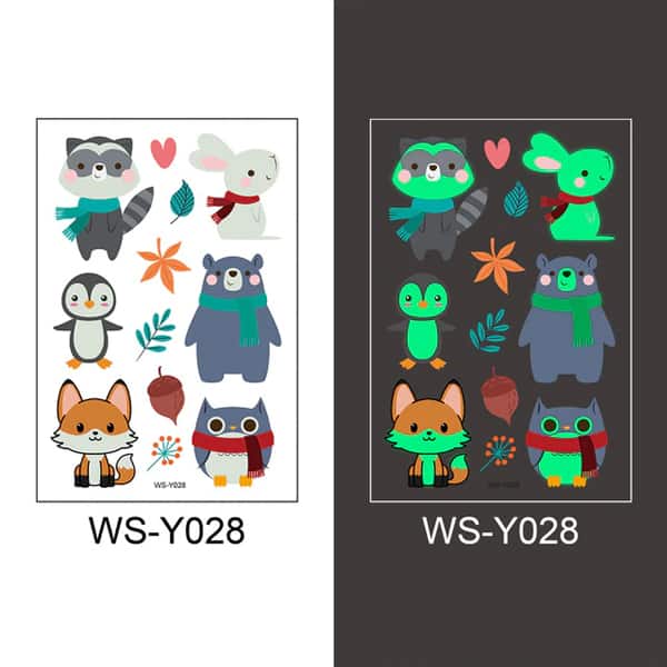TattooStickers, začasni tatuji, ki se svetijo v temi (več kot 100 kom.) - Image 6