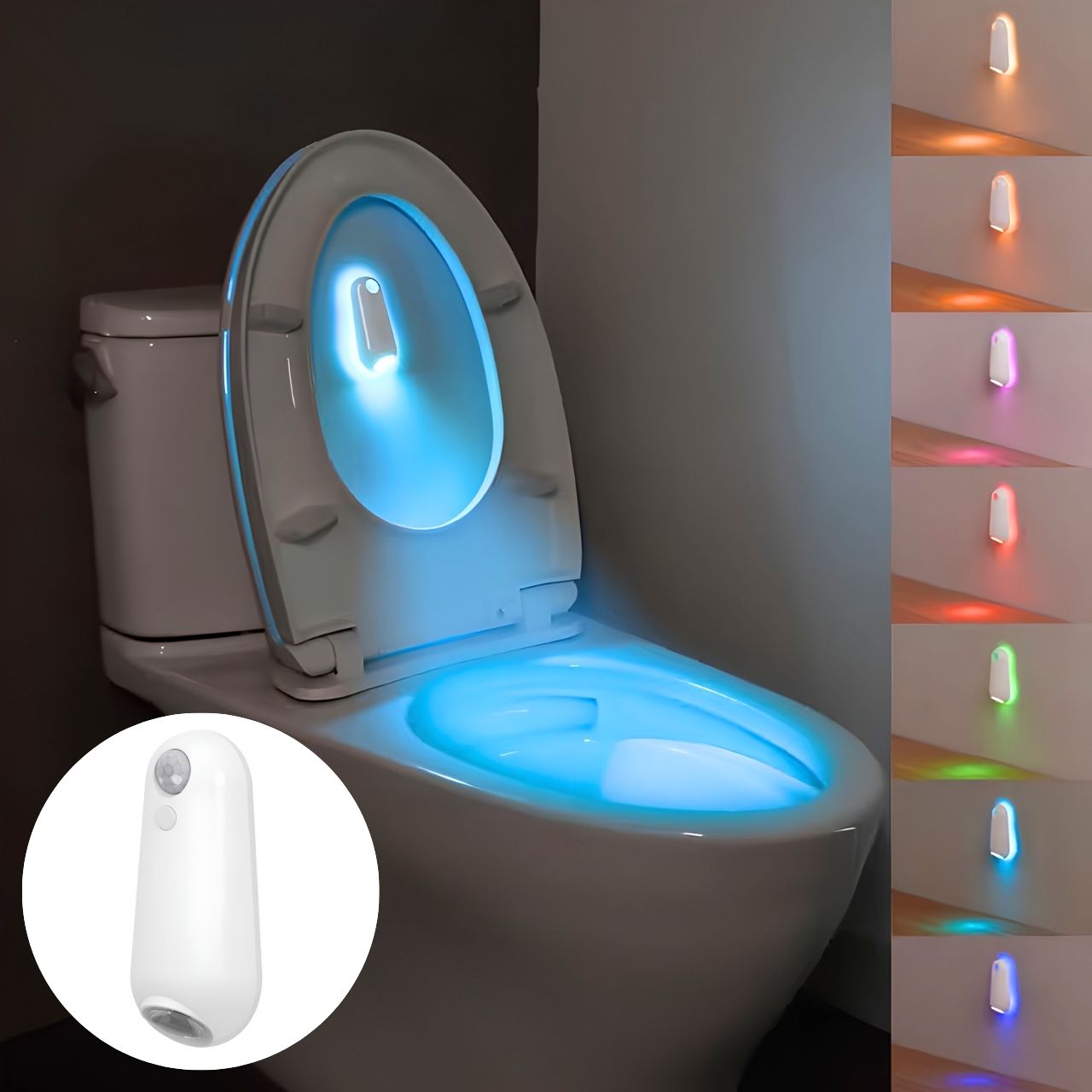 LED lučka s senzorjem gibanja za WC in dom, Toily - Image 1