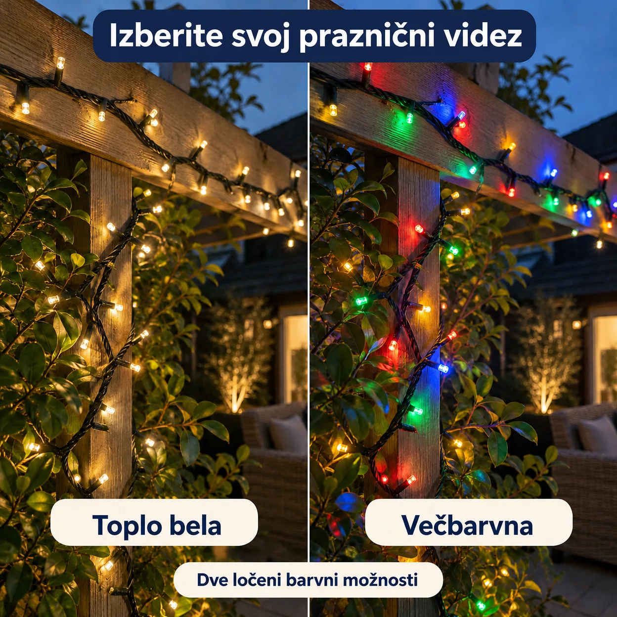 Praznična svetlobna veriga 100mLongLights - Image 7