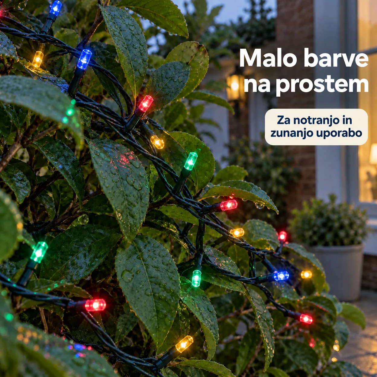 20mLL, večbarvna praznična svetlobna veriga - Image 13