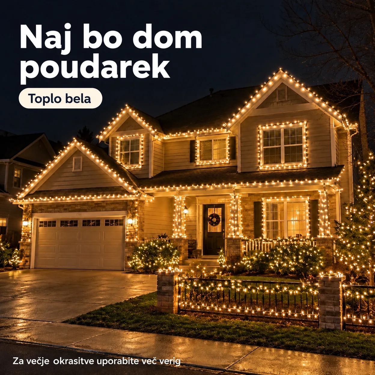 Praznična svetlobna veriga 50mLongLights - Image 3