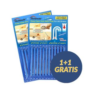 SinkSticks, 12-delni komplet čistilnih sredstev za odtoke 1+1 GRATIS