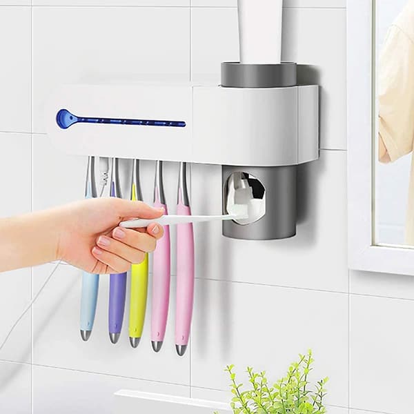 HygieneStar, 3v1 UV sterilizator, stojalo za zobne ščetke in dozirnik zobne paste