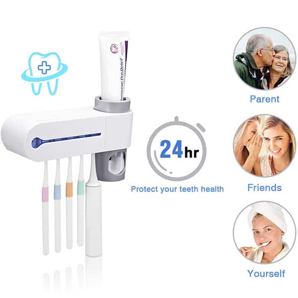 HygieneStar, 3v1 UV sterilizator, stojalo za zobne ščetke in dozirnik zobne paste