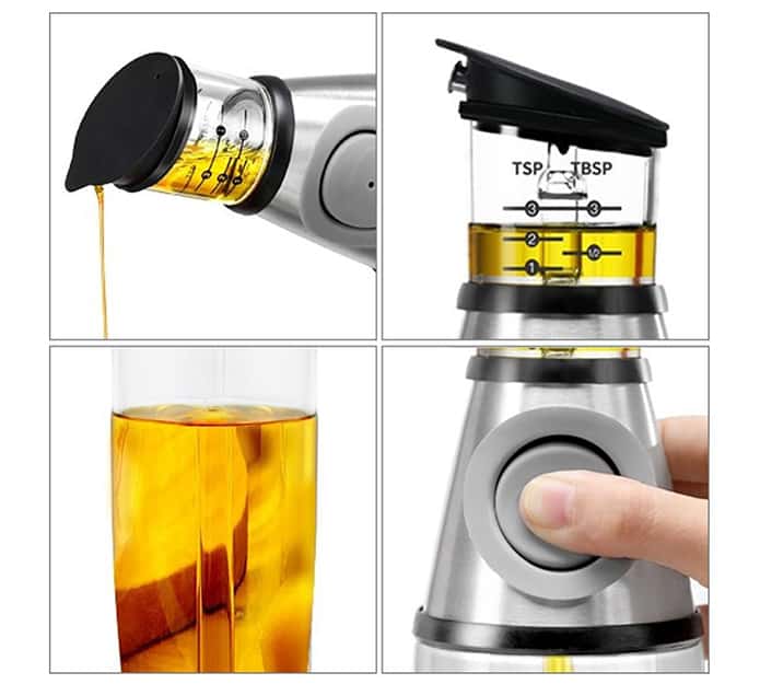 PressBottle, inovativen dozirnik olja in podobnih tekočin na pritisk