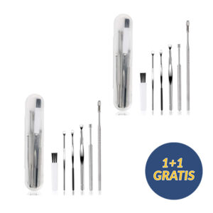 EarCleaningKit, 7-delni set s priborom za varno čiščenje ušes 1+1 GRATIS