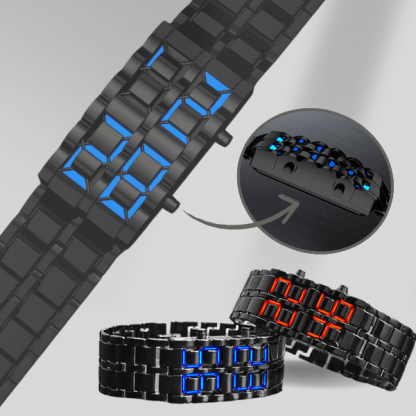 WATCHAIN-TST, Digitalna LED zapestna ura TechTime